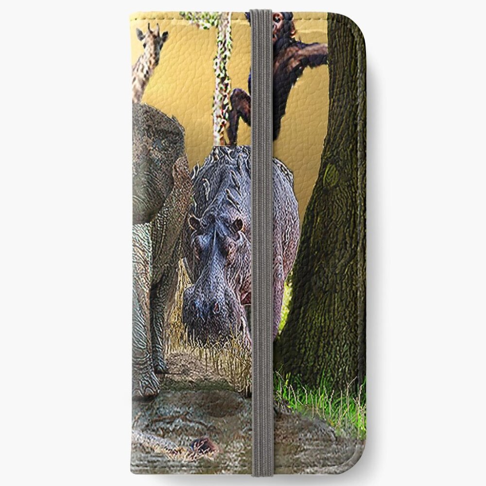 ANIMAL KINGDOM iPHONE WALLET * Designed and sold by SharksEye9
